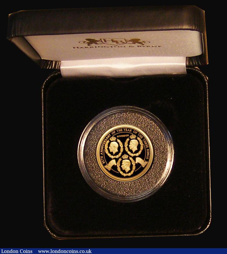 London Coins : A180 : Lot 715 : Tristan da Cunha Sovereign 2021 85th Anniversary of the Year of the Three Kings Gold Proof FDC in th...