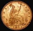 London Coins : A180 : Lot 1681 : Penny 1893 as Freeman 136 dies 12+N, Gouby BP1893Ac, centre stroke of the 3 has a tiny 'spike&#...