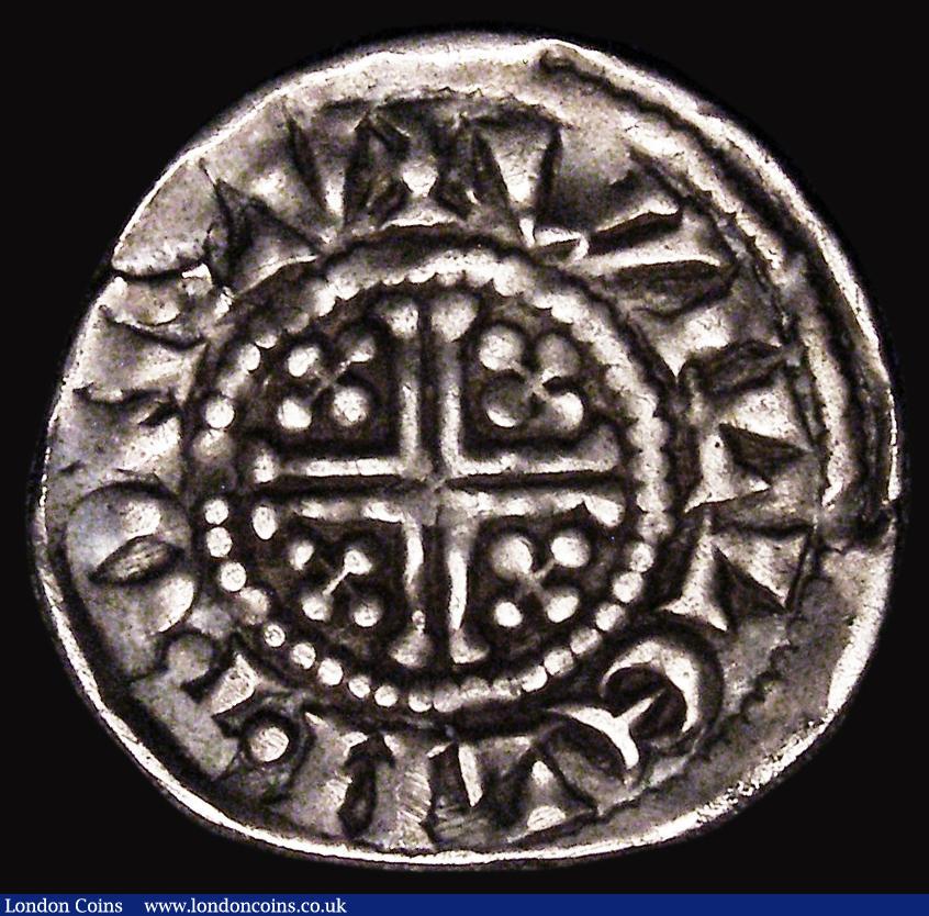 London Coins : A181 : Lot 1446 : Penny John London Mint, moneyer Willelm.T. , Class 5B, Reverse with cross Pattee as initial mark, S....