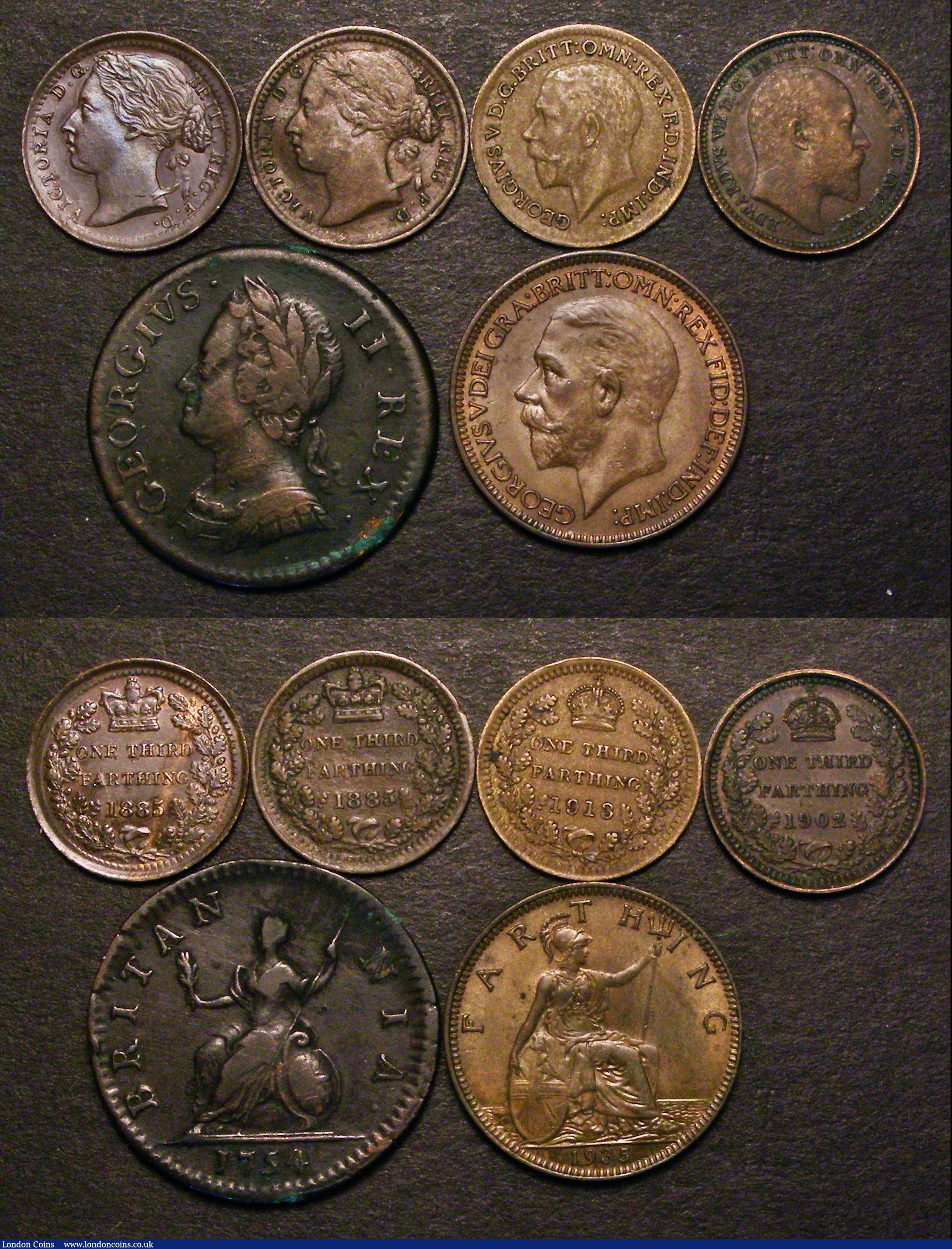 London Coins : A181 : Lot 2506 : Twopence to Third Farthings (10) Twopence 1797 Fine, cleaned with surface marks and edge nicks, Penn...