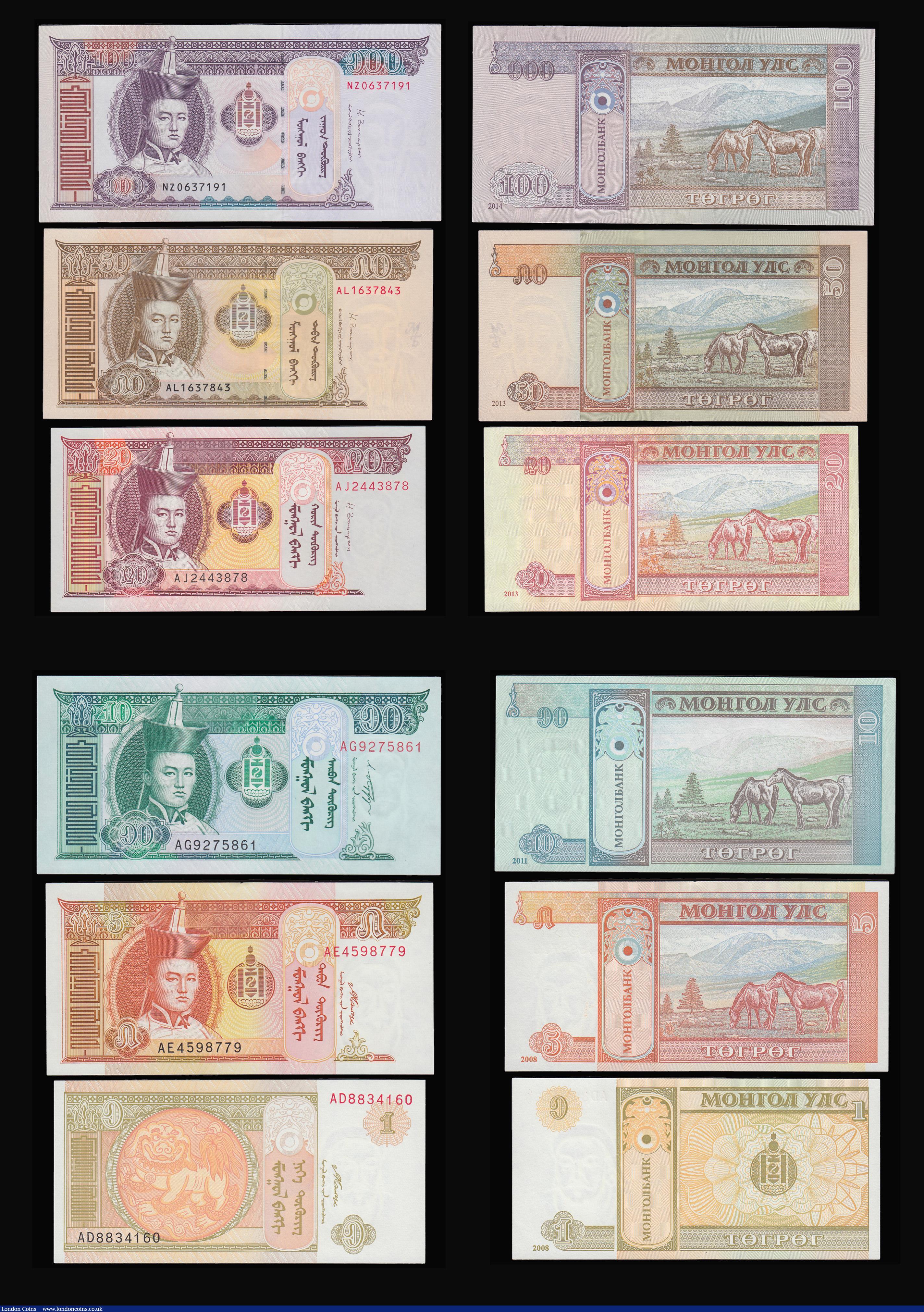 London Coins : A181 : Lot 436 : World in high grades Burundi 5,000 Francs 1.12.2008 Pick 48, Costa Rica 500 Colones 1994 Pick 262, M...