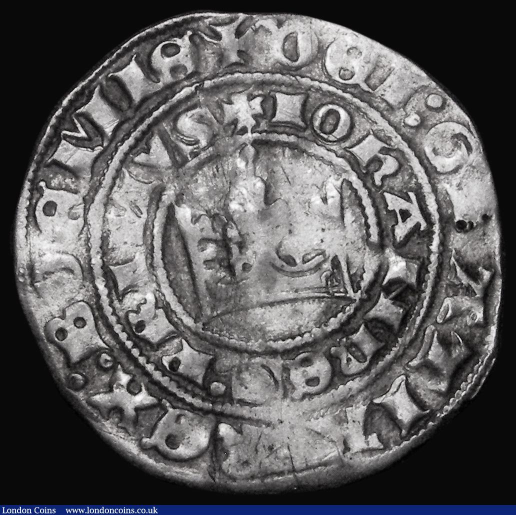 London Coins : A181 : Lot 935 : Bohemia Grossi John (The Blind) of Luxembourg (1310-1346) 3.66 grammes, Good Fine with some weakness...