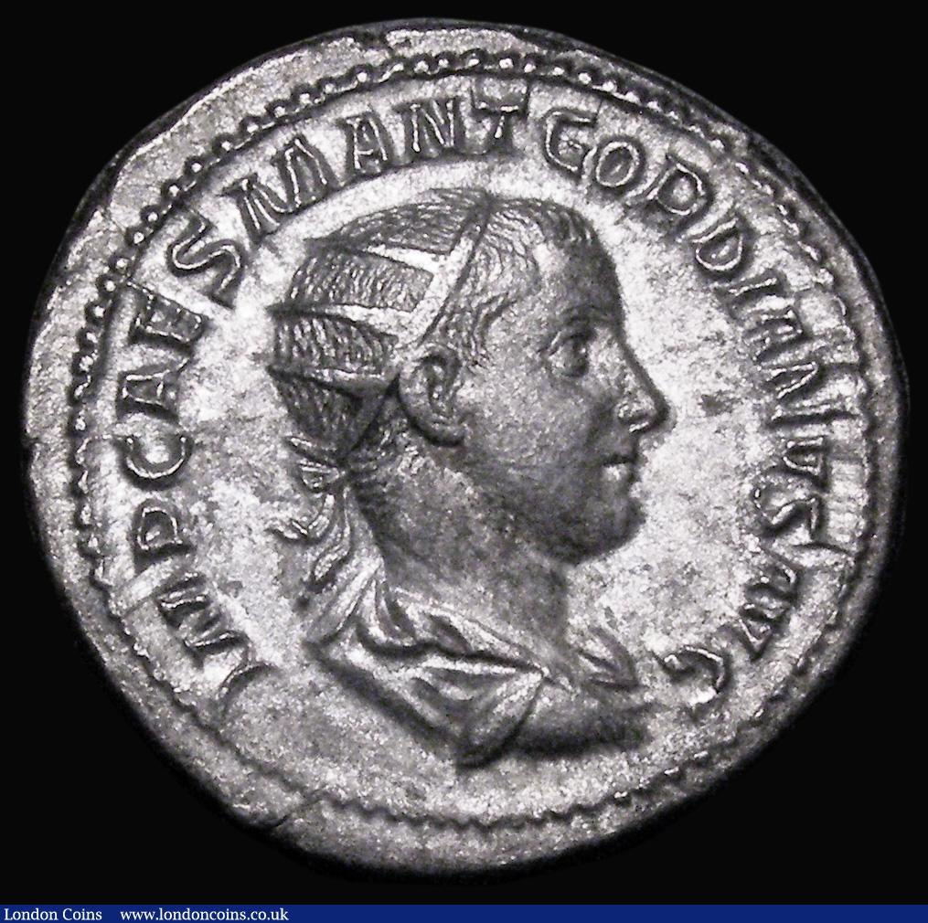 Roman Antoninianus Gordian III (238-239AD) Obverse: Radiate, draped ...