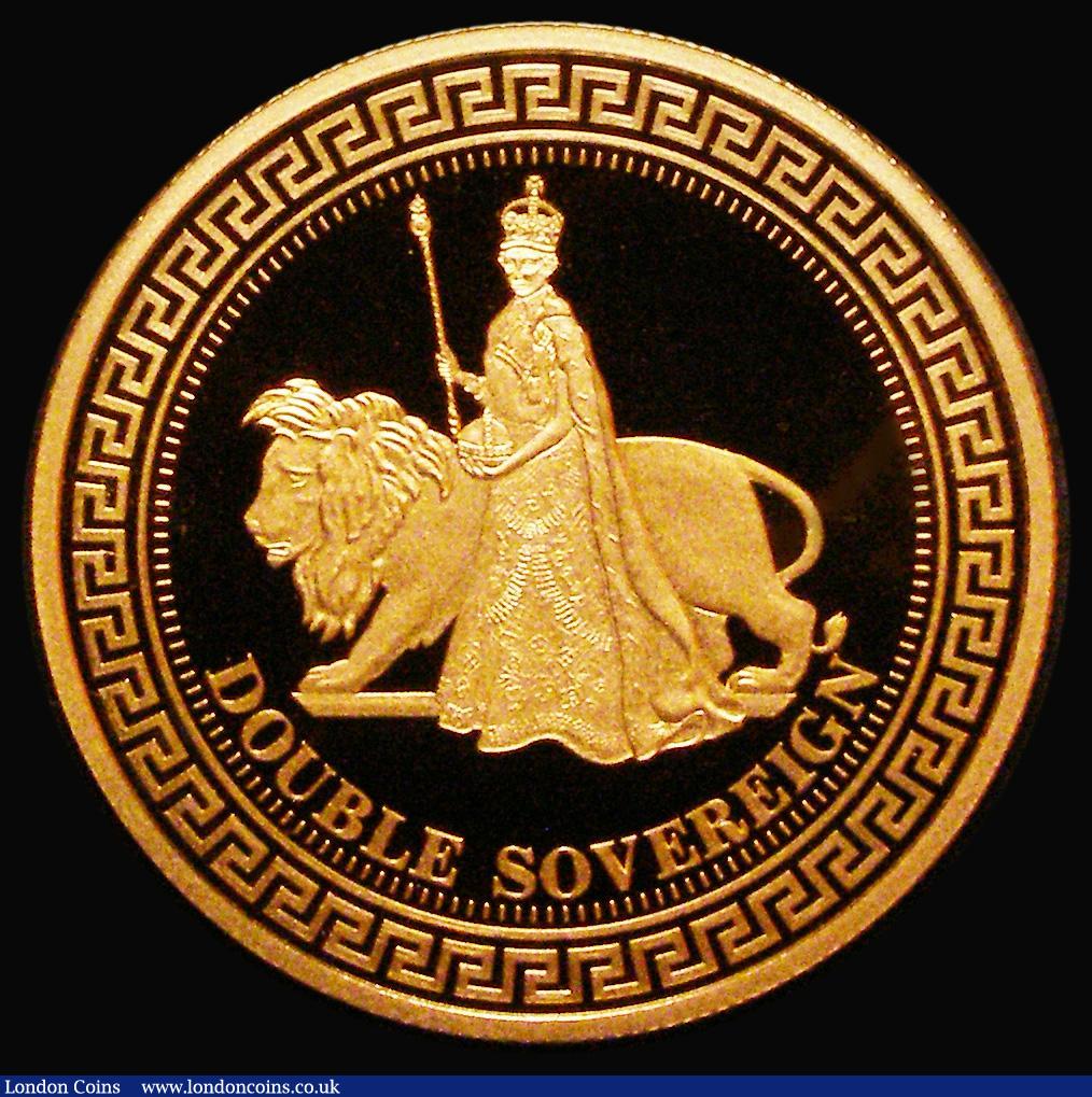 London Coins : A182 : Lot 1376 : Tristan Da Cunha Double Sovereign 2012 Elizabeth and the Lion Gold Proof FDC