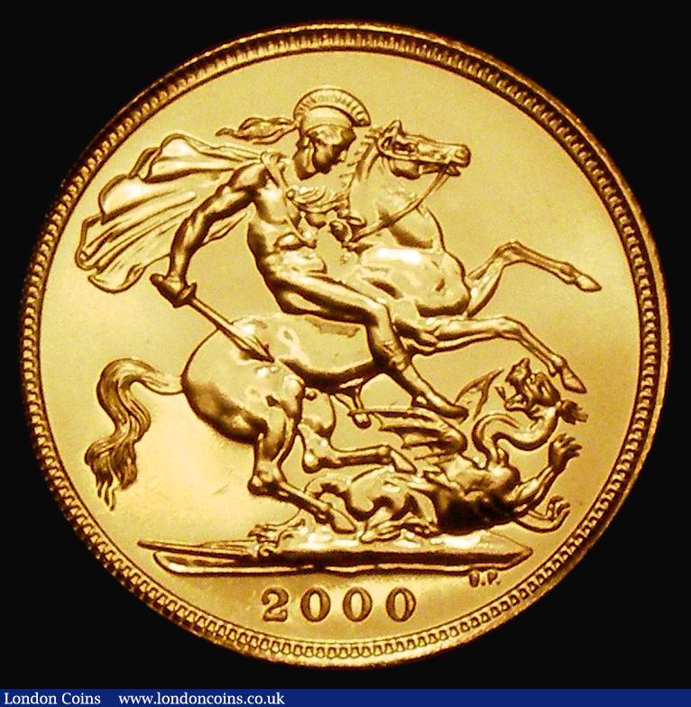 London Coins : A182 : Lot 3323 : Sovereign 2000 Unc-BU