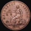 London Coins : A182 : Lot 1005 : Australia Penny Token 1859 G. & W.H. Rocke, Melbourne, Victoria, English Furniture Importers KM#...