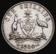 London Coins : A182 : Lot 1007 : Australia Shilling 1914 KM#26 GVF/NEF cleaned