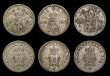 London Coins : A182 : Lot 1751 : Norway (6) Ten Ore (3) 1876 KM#350 Fine, the reverse with slightly uneven tone, 1882 KM#350 Fine, to...