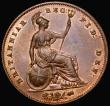 London Coins : A182 : Lot 2845 : Penny 1847 DEF Close Colon, just a trace of the colon after BRITANNIAR is visible, Peck 1492 UNC/AU ...