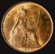 London Coins : A182 : Lot 2891 : Penny 1899 as Freeman 150 dies 1+B Gouby BP1899Ab 10 teeth date spacing, Lustrous UNC in an LCGS hol...