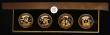 London Coins : A182 : Lot 355 : Five Pound Crowns a 4-coin set in Gold, Countdown to the London 2012 Olympic Games S.LOGS9, comprisi...