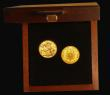 London Coins : A182 : Lot 359 : GB and German States - Prussia a 2-coin set in gold 'Royal Gold' comprising GB Sovereign 1...
