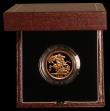 London Coins : A182 : Lot 393 : Sovereign 1993 Proof S.SC2 nFDC/FDC in the Royal Mint box of issue with certificate