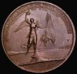 London Coins : A182 : Lot 729 : Naval Action off the Isle de Croix 1795, 49mm diameter in copper by J.G. Hancock, Obverse: Bust righ...