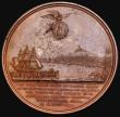 London Coins : A182 : Lot 738 : Restoration of Ferdinand IV: Lord Nelson created Duke of Bronte 1799, 48mm diameter in bronze, by C....