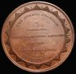 London Coins : A182 : Lot 758 : Imprisonment of Francis Burdett 1810 48mm diameter in bronze, unsigned, Obverse: Bust right, draped,...