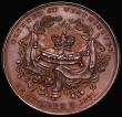 London Coins : A182 : Lot 788 : Coronation of William IV 1831 43mm diameter in copper, unsigned, Obverse: Conjoined busts right, THE...