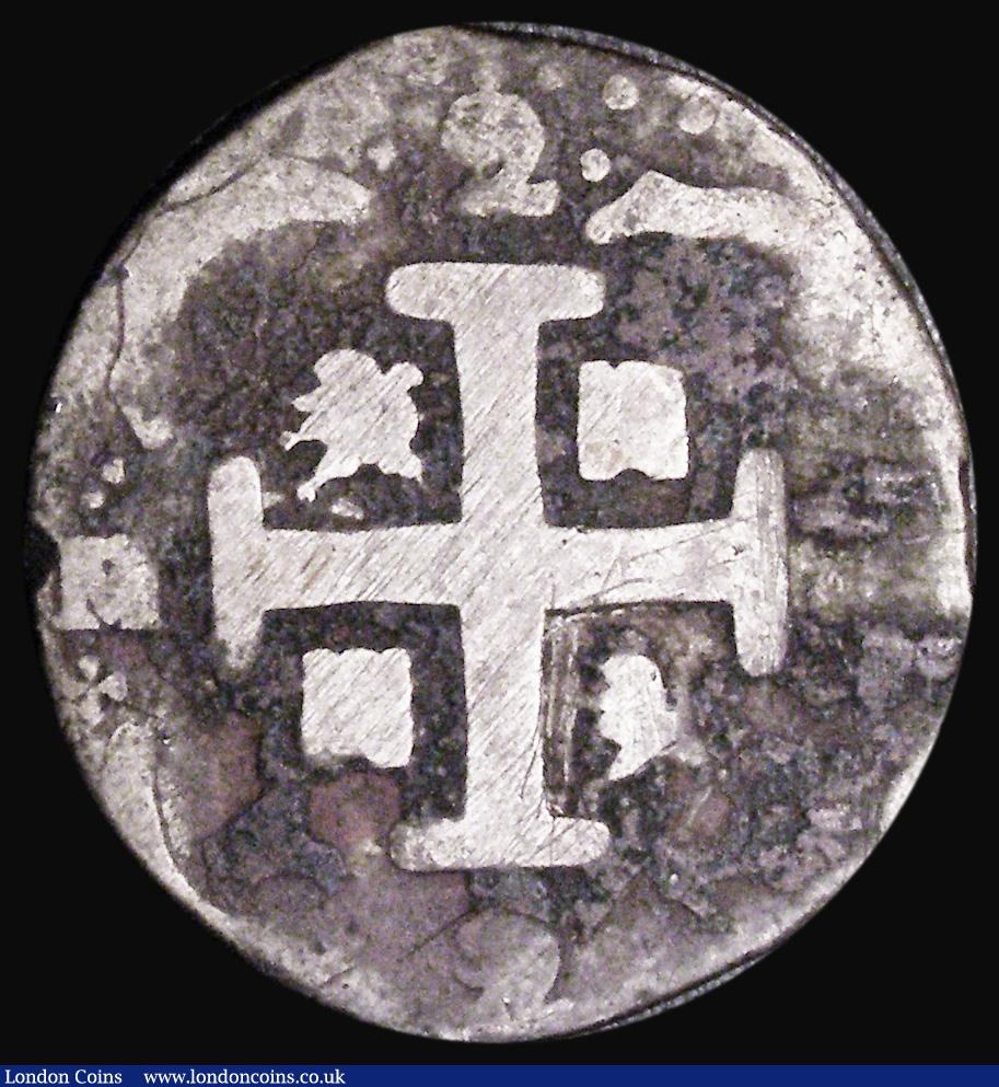 London Coins : A183 : Lot 1232 : Venezuela Caracas 2 Reales (Macuquinas) Royalist and/or Republican Coinage, Cob-style - Caracas (oct...