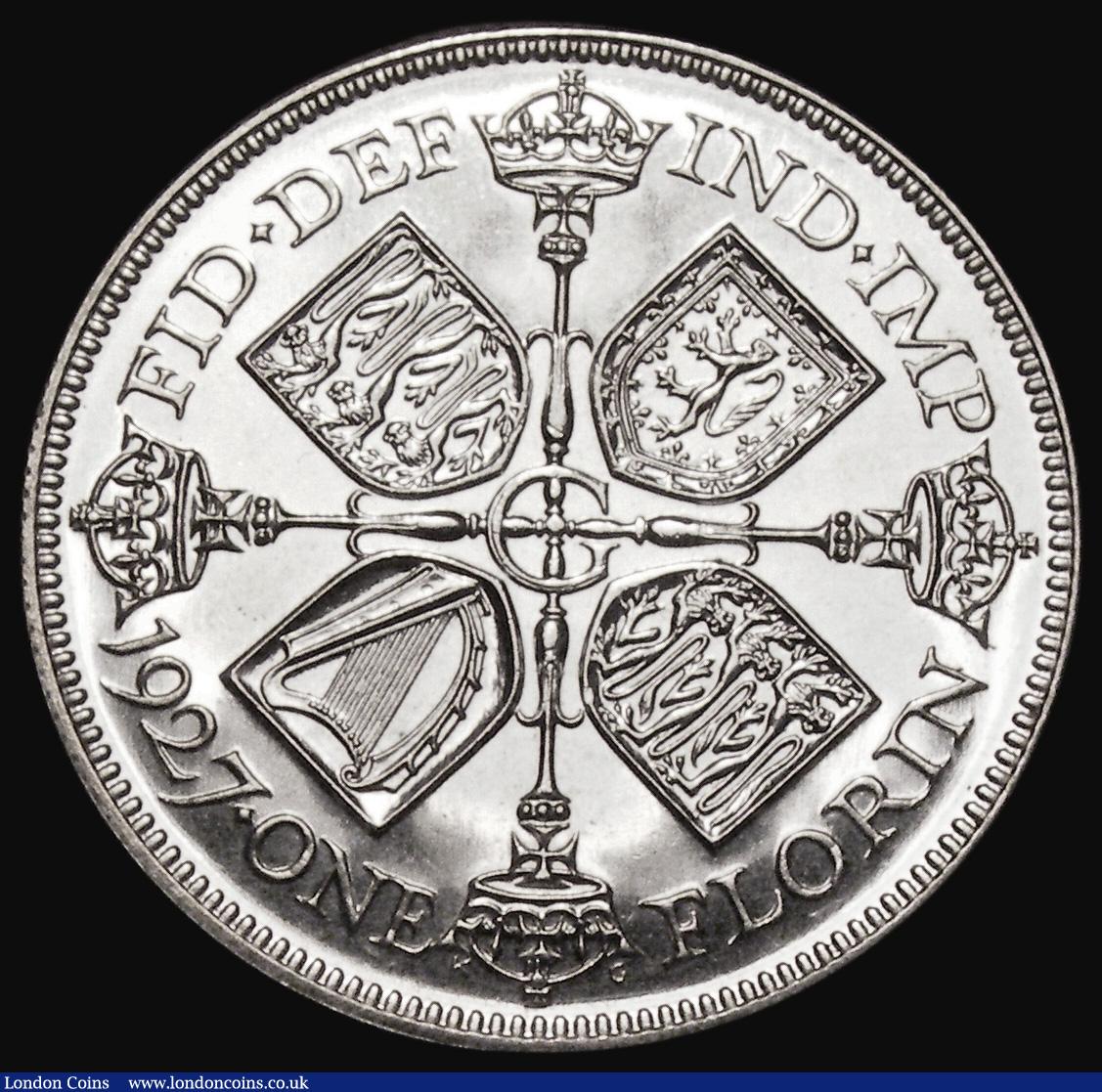London Coins : A183 : Lot 1749 : Florin 1927 Proof ESC 947, Bull 3779 nFDC