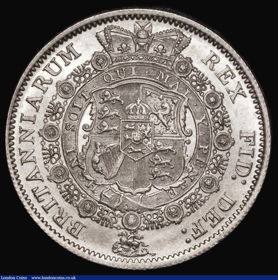 London Coins : A183 : Lot 1899 : Halfcrown 1817 Bull Head ESC 616, Bull 2090 EF