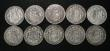 London Coins : A183 : Lot 2536 : Halfcrowns (10) 1902, 1906 (2), 1907 (3), 1908 (2), 1909 (2) Fair to VG