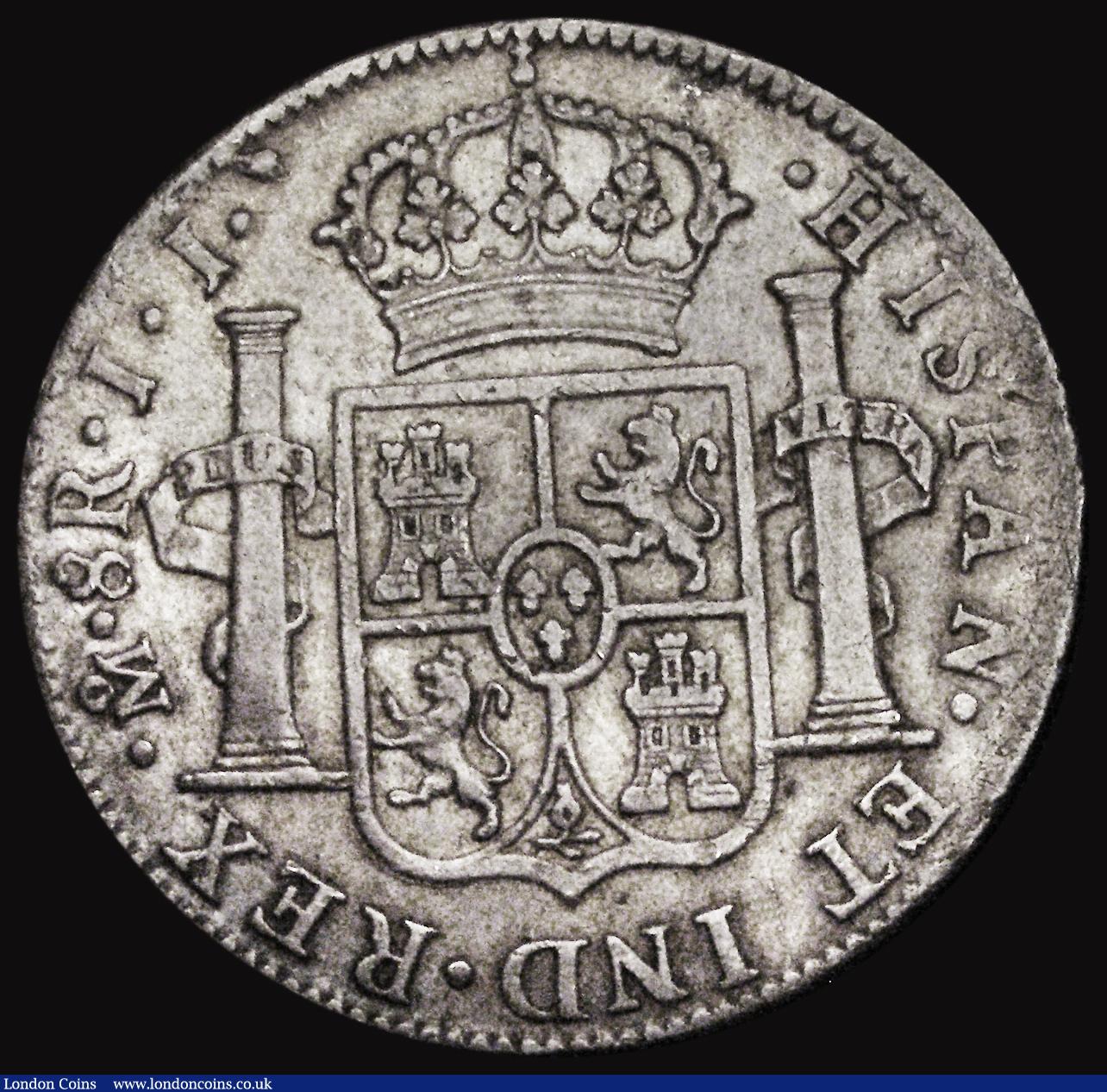 London Coins : A184 : Lot 1251 : Mexico Eight Reales 1819 Mo JJ KM#111 Good Fine with an old scuff in the obverse field