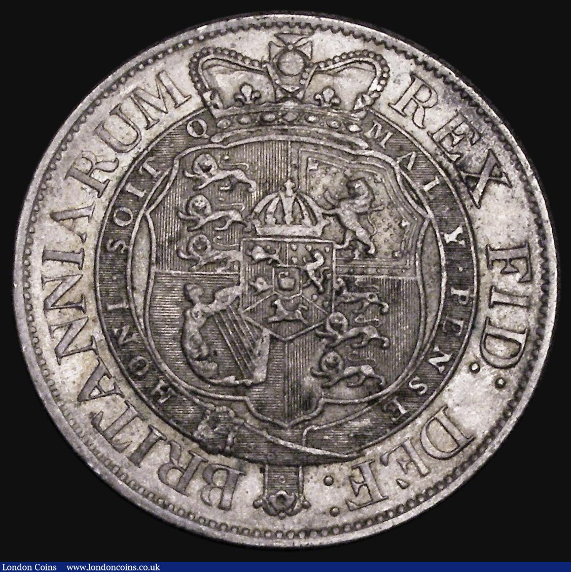 London Coins : A184 : Lot 1734 : Halfcrown 1818 ESC 621, Bull 2099 About VF
