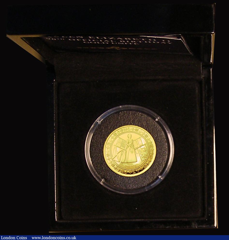 London Coins : A184 : Lot 776 : Tristan da Cunha Gold Unite 2016 Queen Elizabeth II 90th Birthday, 2.75 grammes of 9 Carat Gold, Pro...