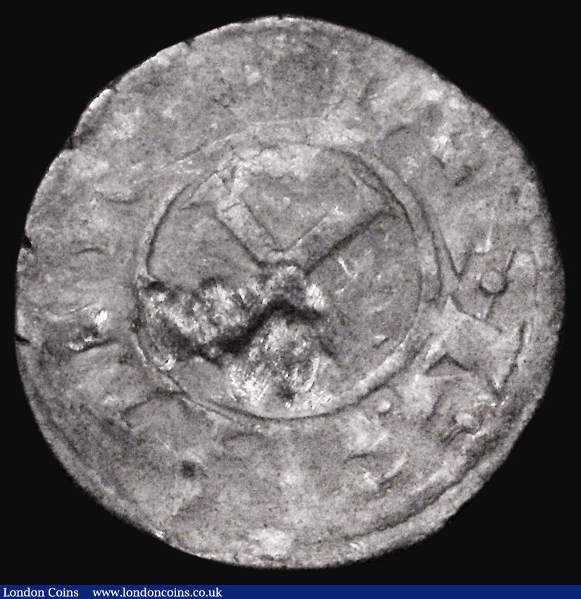 London Coins : A185 : Lot 1407 : France Denier Anonymous (1186-1250) Brittany, Nantes Mint, 0.90 grammes, VG with most of the letteri...