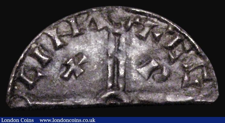London Coins : A185 : Lot 1639 : Cut Halfpenny Edward the Confessor PACX type,  moneyer Aethelwig, Wallingford mint AEG [---] LINA, S...