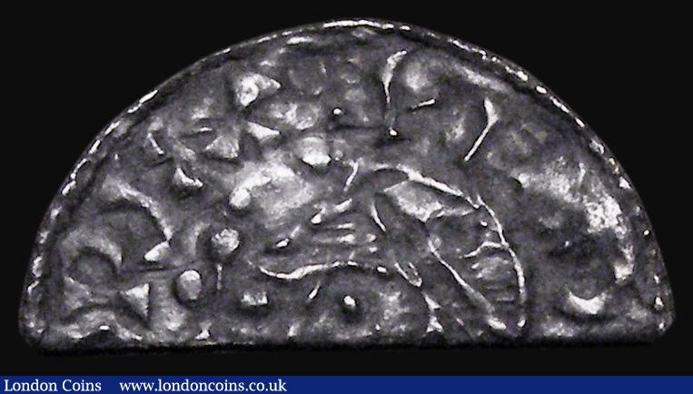 London Coins : A185 : Lot 1640 : Cut Halfpenny Edward the Confessor Trefoil Quadrilateral type, S.1174, North 817, Romney Mint, money...