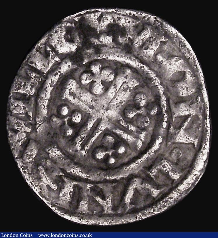 London Coins : A185 : Lot 1678 : Penny John Short Cross, London Mint, moneyer Willelm, Class 4B, S.1348C, North 968/2, 1.42 grammes, ...