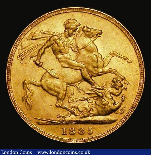 London Coins : A185 : Lot 1966 : Sovereign 1885 George and the Dragon, Marsh 93, S.3856B, EF in an LCGS holder and graded LCGS 65