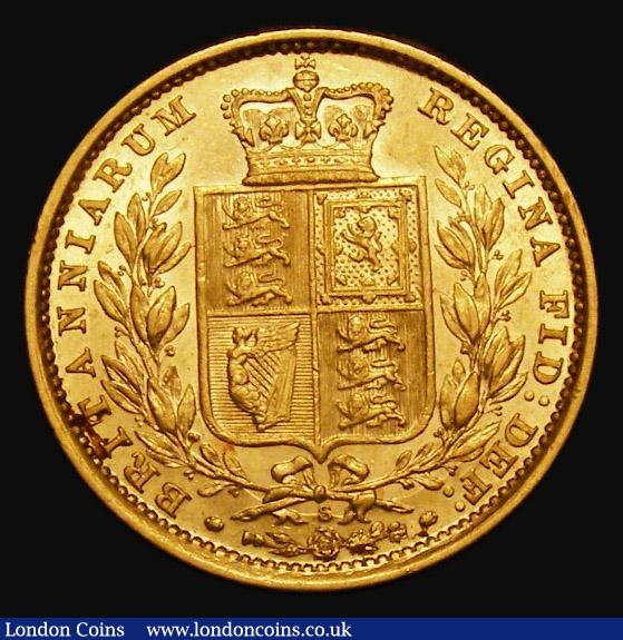 London Coins : A185 : Lot 1983 : Sovereign 1887S Young Head, Shield Reverse, Marsh 83, S.3855B, VF/GVF in an NGC holder and graded LC...