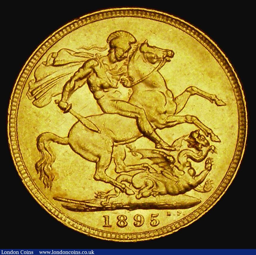 London Coins : A185 : Lot 2007 : Sovereign 1895 Marsh 147, S.3874, GVF or better/NEF