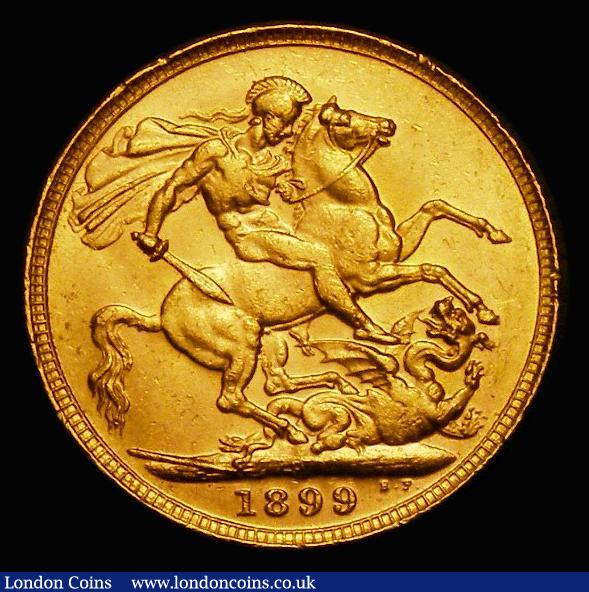 London Coins : A185 : Lot 2021 : Sovereign 1899S Marsh 168, S.3877, GEF/AU in an LCGS holder and graded LCGS 70