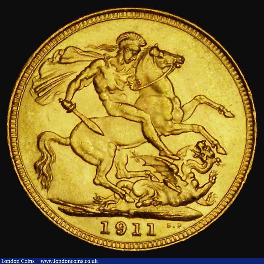 London Coins : A185 : Lot 2073 : Sovereign 1911S Marsh 271, S.4003, GEF