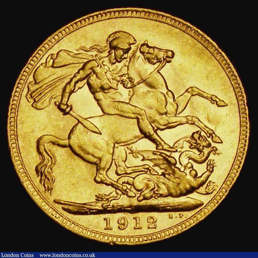 London Coins : A185 : Lot 2074 : Sovereign 1912 Marsh 214, S.3996, NEF/EF