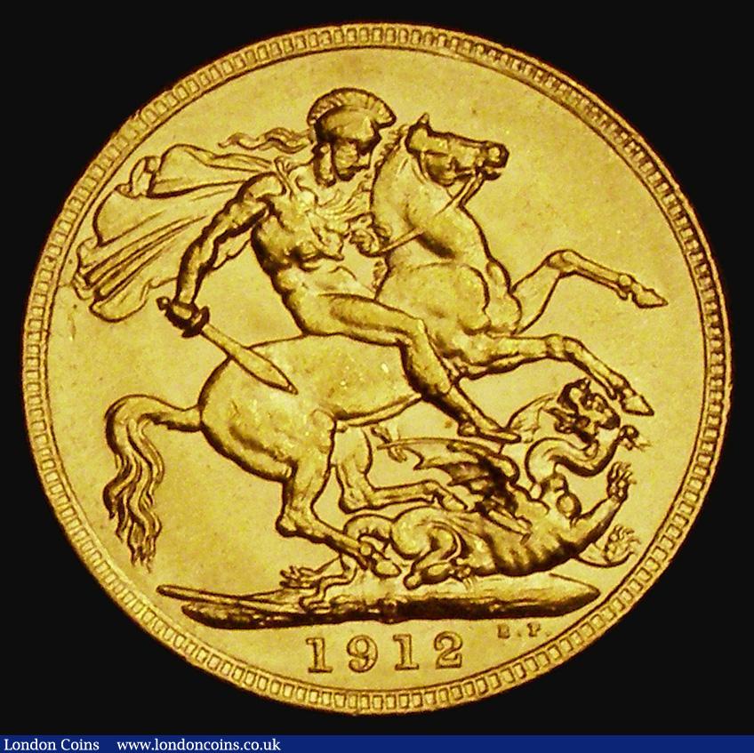 London Coins : A185 : Lot 2076 : Sovereign 1912P Marsh 251, S.4001, Bright NEF