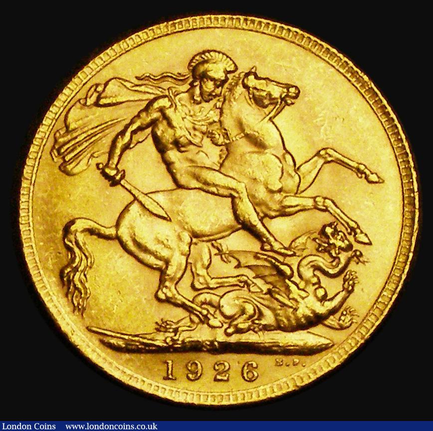 London Coins : A185 : Lot 2126 : Sovereign 1926SA Marsh 290, S.4004, GEF