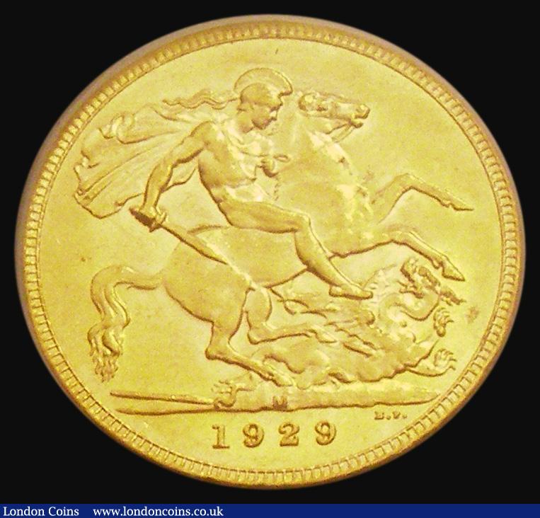 London Coins : A185 : Lot 2132 : Sovereign 1929M Marsh 247, S.4000 GEF in an LCGS holder and graded LCGS 70, one of only three Melbou...