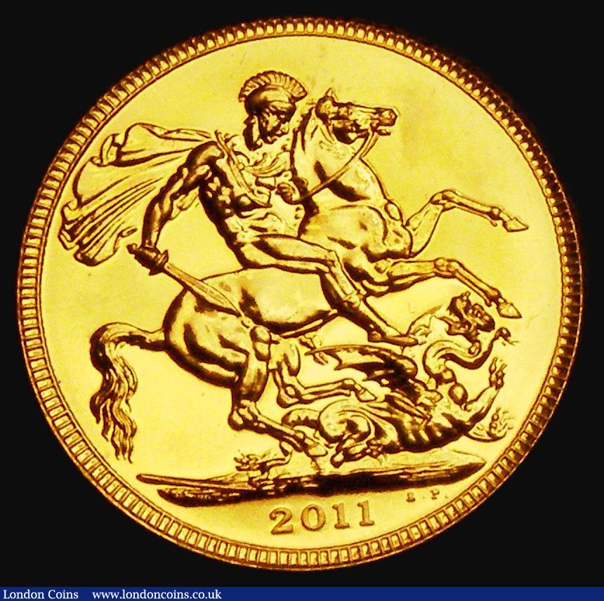 London Coins : A185 : Lot 2168 : Sovereign 2010 Marsh 331, S.S.SC7, Lustrous UNC, still sealed in the Royal Mint plastic