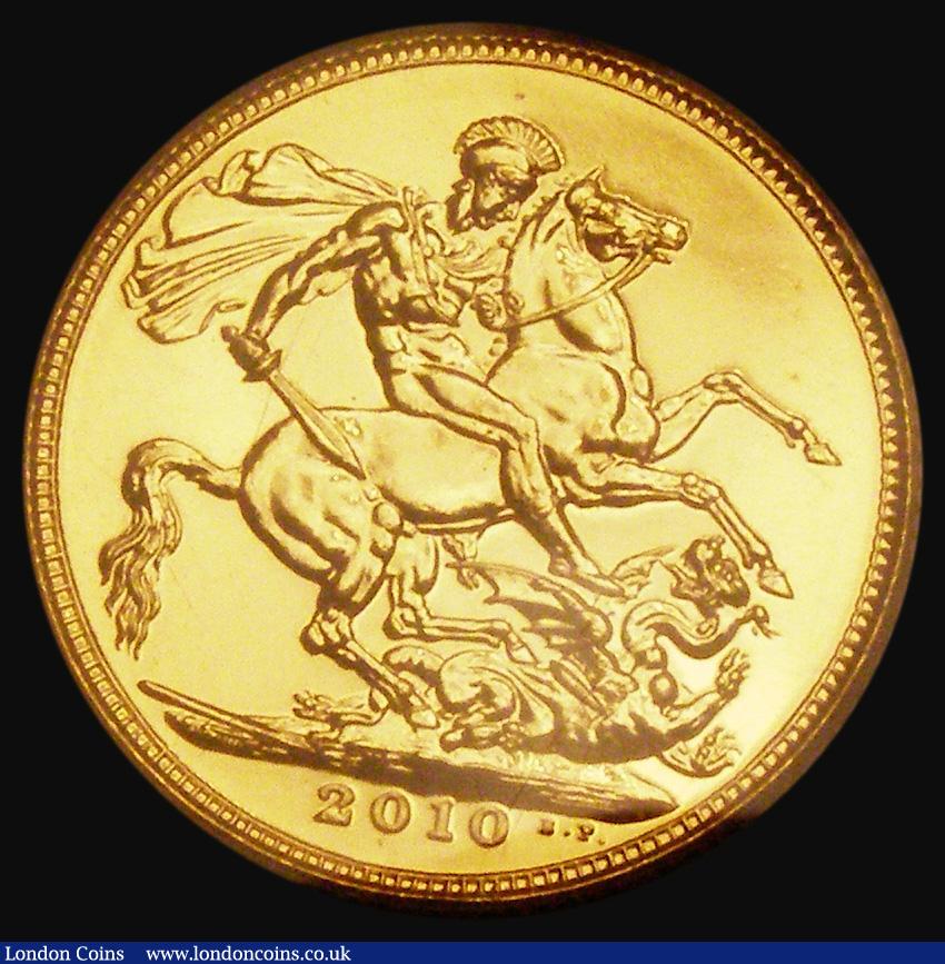 London Coins : A185 : Lot 2169 : Sovereign 2011 Marsh 333, S.SC7, Lustrous UNC with some toning, comes with a Coin Portfolio Manageme...