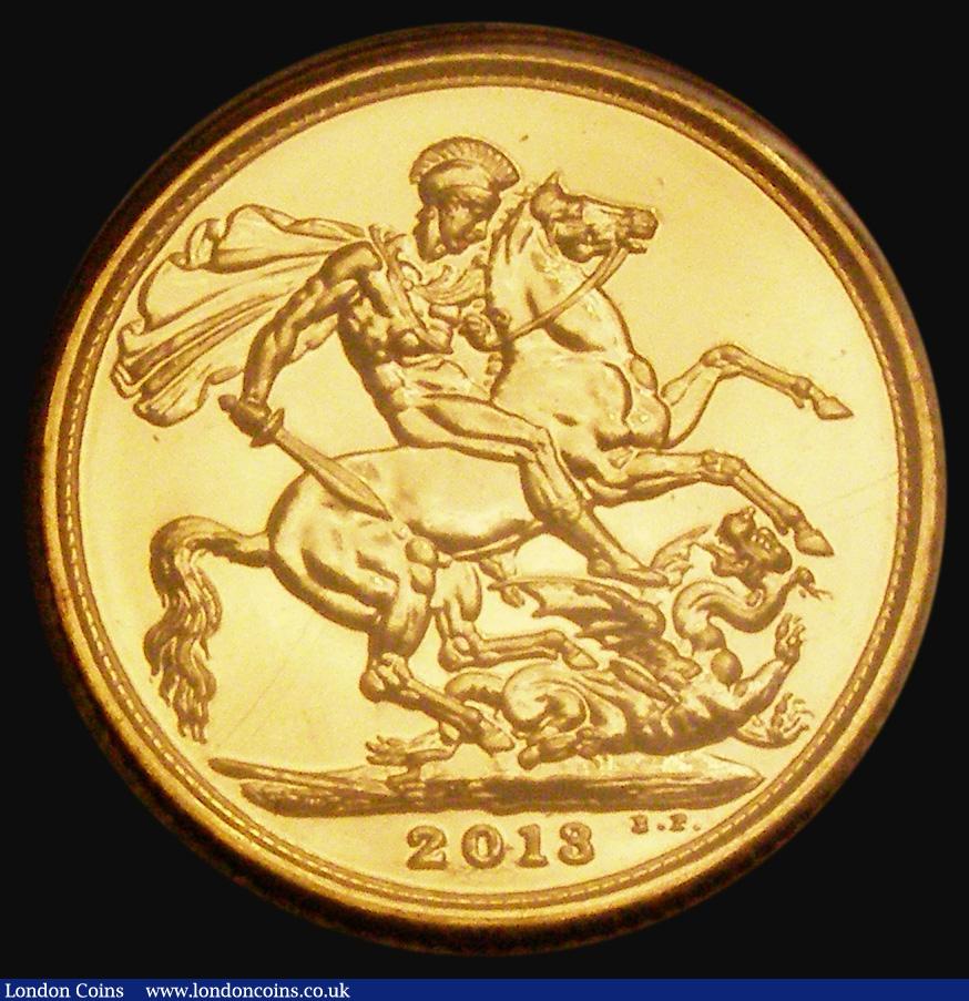 London Coins : A185 : Lot 2171 : Sovereign 2013 Marsh 337, S.SC7, Lustrous UNC, still sealed in the Royal Mint plastic