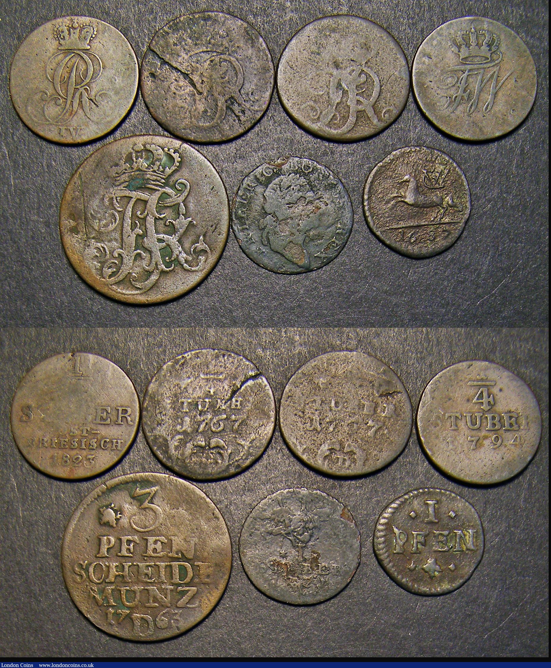 London Coins : A185 : Lot 3397 : German States (13) Cologne Bishopric Issue Groschen Dietrich II von Mors undated (1414-1463) Riehl M...