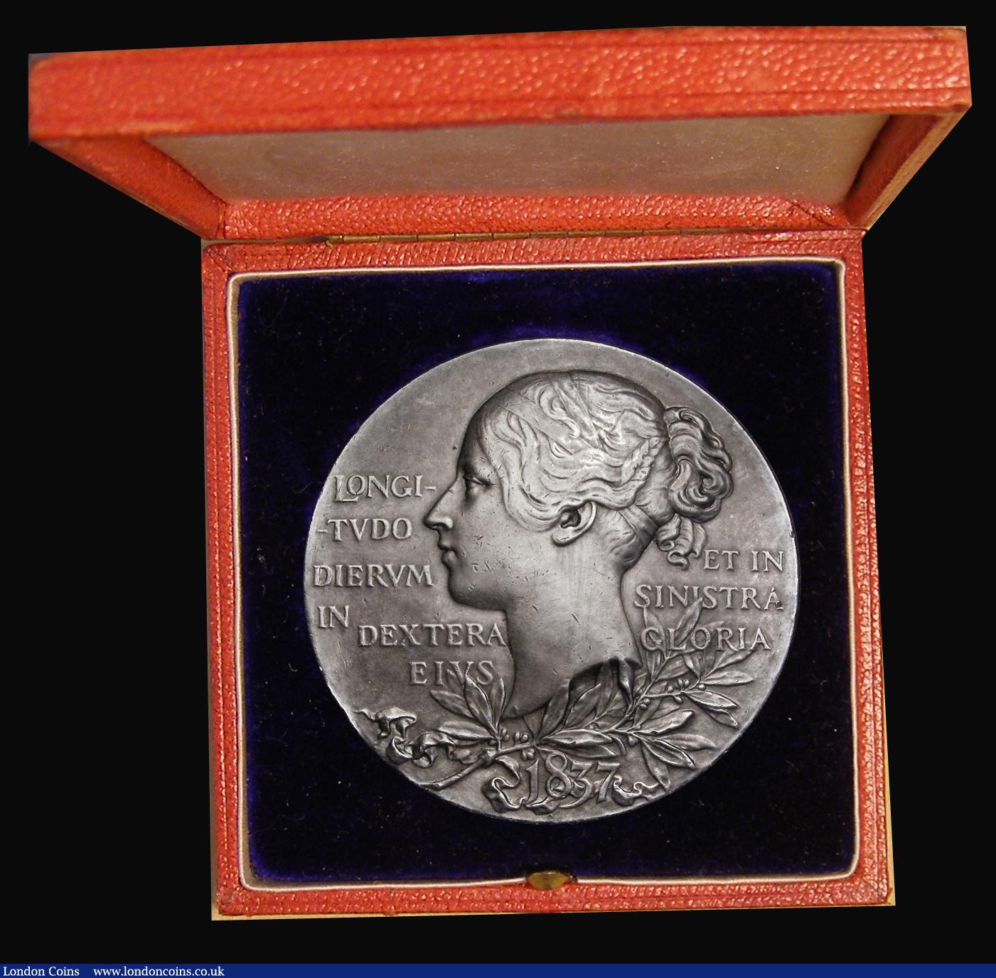 London Coins : A187 : Lot 1152 : Diamond Jubilee of Queen Victoria 1897 56mm diameter in silver, the Official Royal Mint issue by G.W...