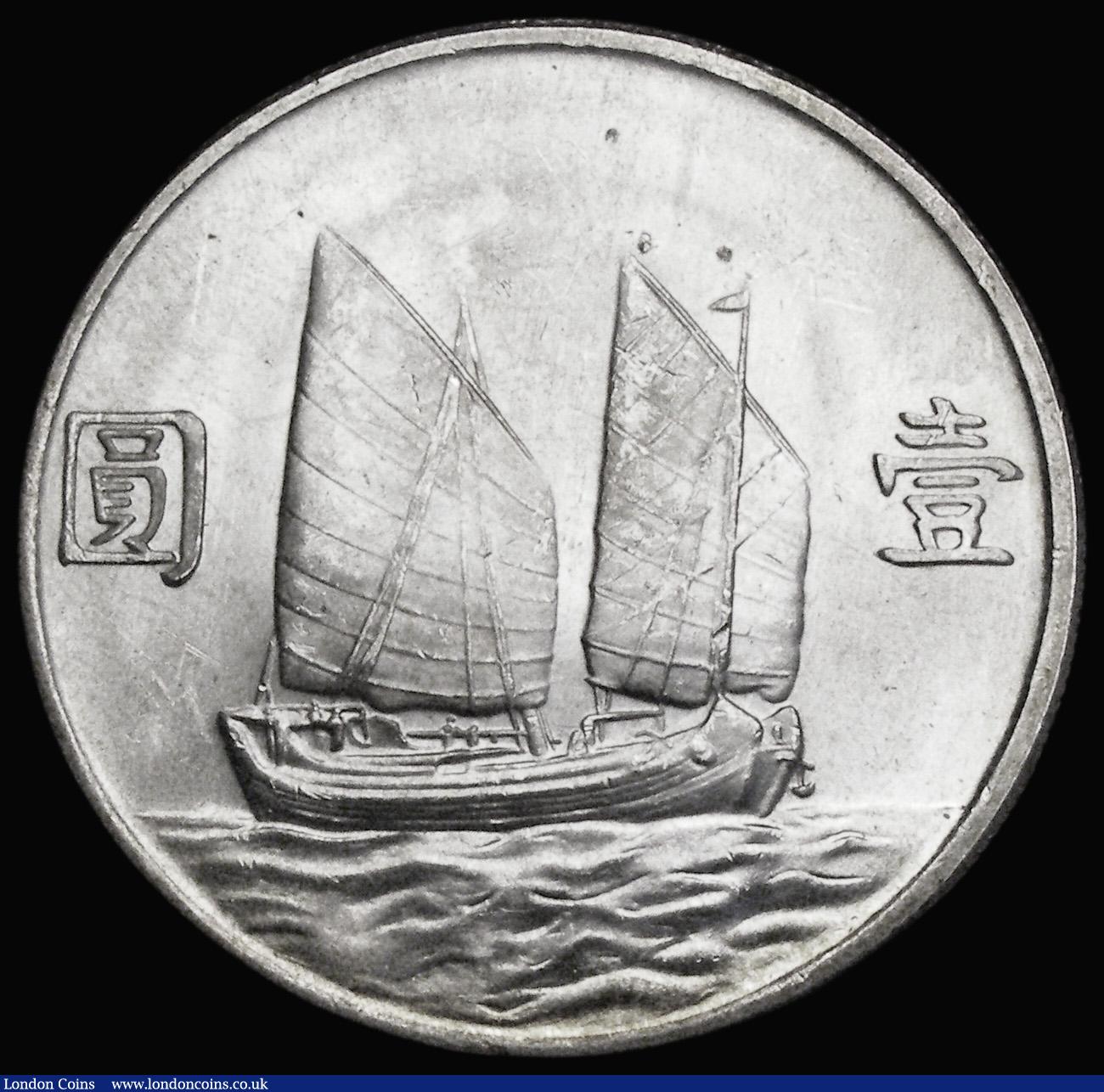 London Coins : A187 : Lot 1330 : China Dollar (Yuan) Year 23 (1934) Y#345 A/UNC and lustrous with some contact marks, an eye-catching...