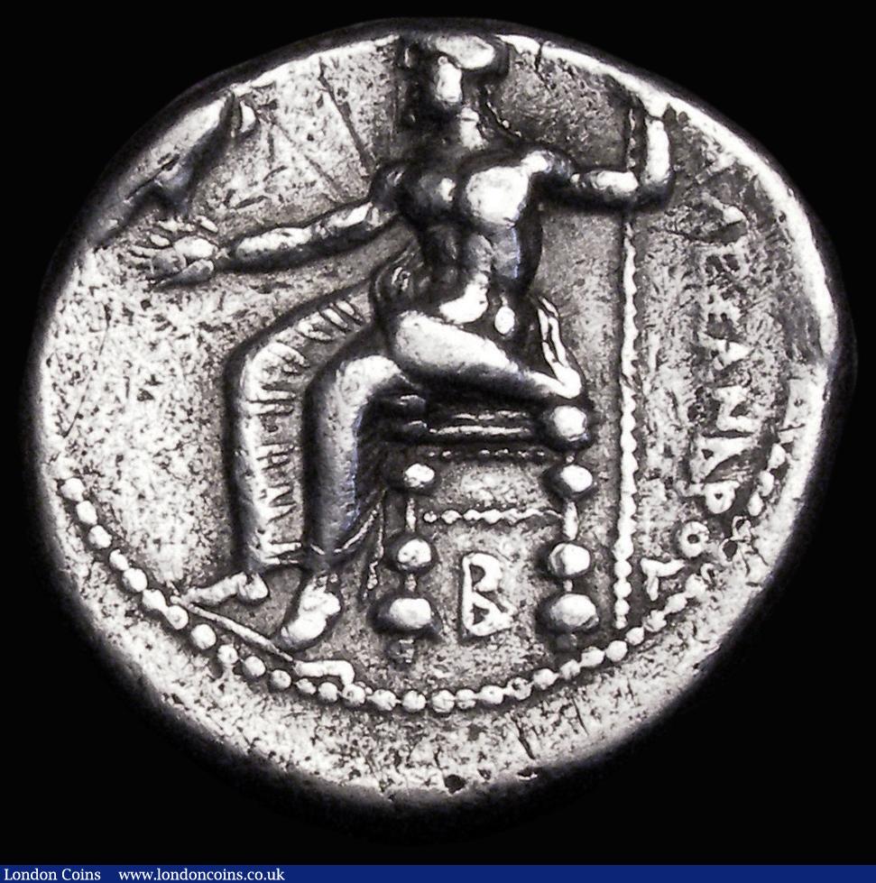 London Coins : A187 : Lot 1510 : Ancient Greece - Macedonia, Tetradrachm Alexander III  (336-323BC) Tarsos Mint,  Mint, Lifetime issu...