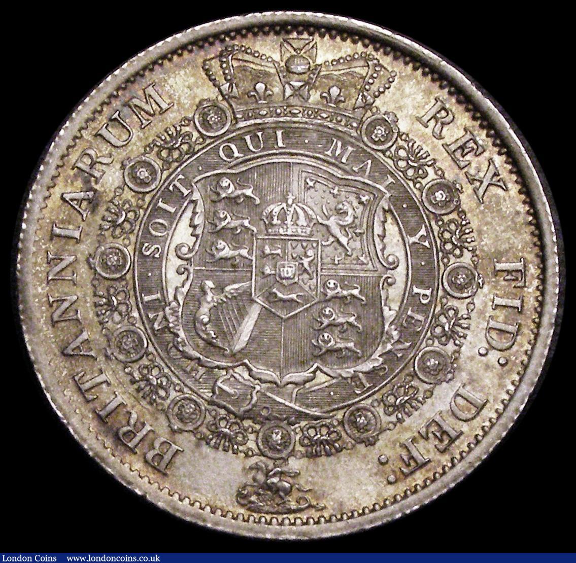 London Coins : A188 : Lot 1475 : Halfcrown 1817 Bull Head ESC 616, Bull 2090, EF/AU and attractively toned