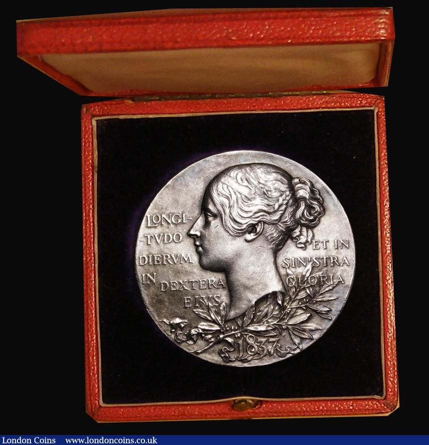 London Coins : A188 : Lot 637 : Diamond Jubilee of Queen Victoria 1897 56mm diameter in silver, The Official Royal Mint issue, by T....